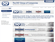 Tablet Screenshot of dcfgroup.co.za